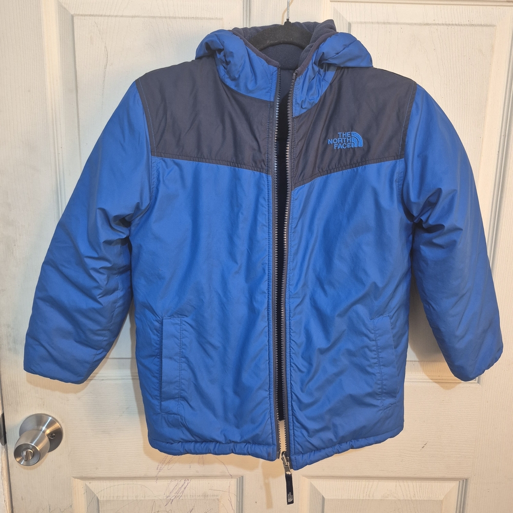 The North Face Kids Two-Tone Blue Puffer Jacket